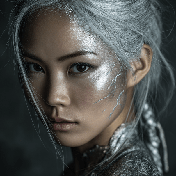 Femme traitement coréen peeling aux spicules